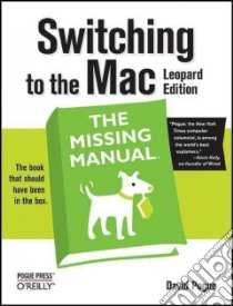 Switching to the MAC libro in lingua di Pogue David