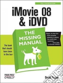 Imovie '08 & IDVD libro in lingua di Pogue David, CustomGuide Inc. (COR)