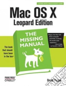 Mac OS X Leopard Edition libro in lingua di Pogue David