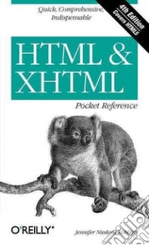 HTML and XHTML Pocket Reference libro in lingua di Robbins Jennifer Niederst