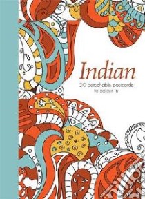 Indian: 20 Detachable Postcards to Colour in libro in lingua
