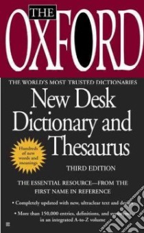The Oxford American Desk Dictionary and Thesaurus libro in lingua di Oxford University (COR)