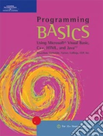 Programming Basics libro in lingua di Knowlton Todd, Barksdale Karl, Collings Stephan, Turner E. Shane
