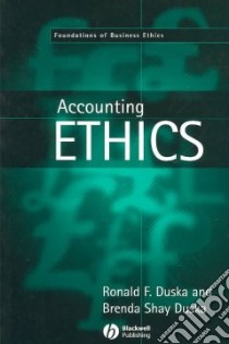 Accounting Ethics libro in lingua di Ronald F Duska
