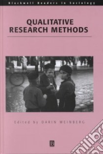 Qualitative Research Methods libro in lingua di Weinberg Darin (EDT)