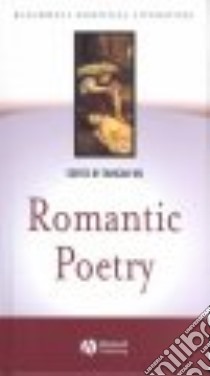 Romantic Poetry libro in lingua di Wu Duncan (EDT)
