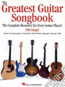 The Greatest Guitar Songbook libro in lingua di Hal Leonard Publishing Corporation (EDT)