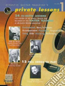 Acoustic Guitar Magazine's Private Lessons libro in lingua di Hal Leonard Publishing Corporation (COR)