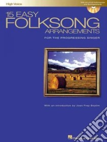 15 Easy Folksong Arrangements libro in lingua di Hal Leonard Publishing Corporation (COR)