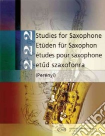 222 Studies for Saxophone libro in lingua di Perenyi Peter (CRT), Hal Leonard Publishing Corporation (COR)