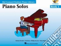 Piano Solos Book 1 libro in lingua di Hal Leonard Publishing Corporation (CRT)