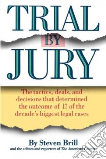 Trial by Jury libro in lingua di Brill Steven