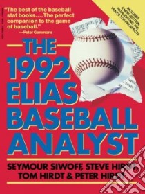 Elias Baseball Analyst 1992 libro in lingua di Siwoff Seymour