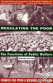 Regulating the Poor libro in lingua di Piven Frances Fox, Cloward Richard A.