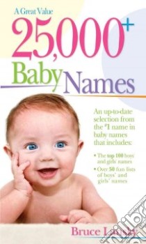 25,000+ Baby Names libro in lingua di Lansky Bruce