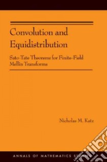 Convolution and Equidistribution libro in lingua di Katz