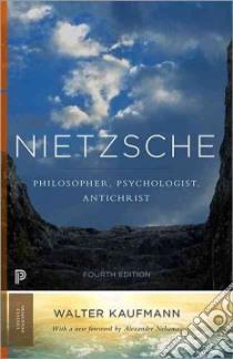 Nietzsche libro in lingua di Kaufmann Walter, Nehamas Alexander (FRW)