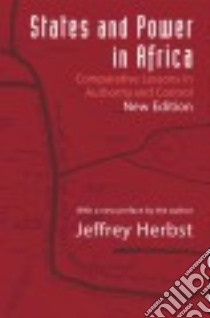 States and Power in Africa libro in lingua di Herbst Jeffrey