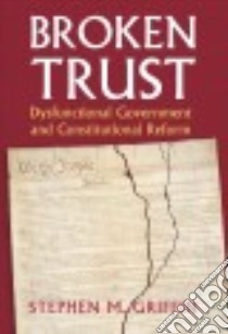 Broken Trust libro in lingua di Griffin Stephen