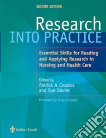 Research into Practice libro in lingua di Patrick Crookes