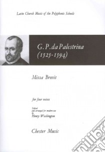 Missa Brevis libro in lingua di Da Palestrina G. D. (COP), Washington Henry (EDT)