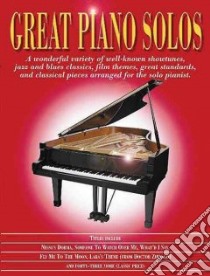 Great Piano Solos libro in lingua di Hal Leonard Publishing Corporation (COR)