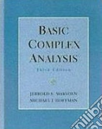 Basic Complex Analysis libro in lingua di Marsden Jerrold E., Hoffman Michael J.