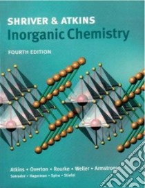Inorganic Chemistry libro in lingua di Atkins Peter, Overton Tina, Rourke Jonathan, Weller Mark, Armstrong Fraser