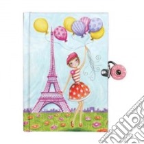 J 'adore Paris! Locked Diary libro in lingua di Pilar Bella (ILT)