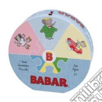 Babar Puzzle Wheel libro in lingua di Mudpuppy (COR)
