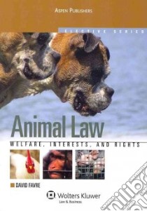 Animal Law libro in lingua di Favre David S.