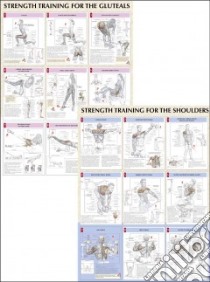 Strength Training Anatomy Charts libro in lingua di Not Available (NA)