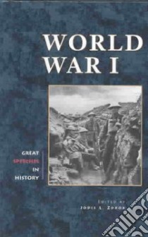 World War I libro in lingua di Zdrok Jodie L. (EDT), Zdrok-Ptasz Jodie (EDT)