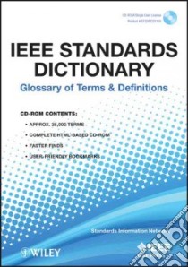 IEEE Standards Dictionary libro in lingua di John Wiley & Sons (COR)
