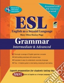 Esl Grammar English As a Second Language libro in lingua di Page Mary Ellen Munoz