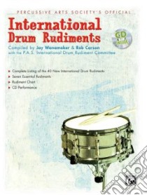 International Drum Rudiments libro in lingua di Wanamaker Jay (COM), Carson Rob (COM)