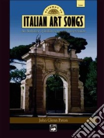 Italian Art Songs libro in lingua di Paton John Glenn