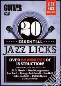 Guitar World - 20 Essential Jazz Licks libro in lingua di Alfred Publishing (COR)