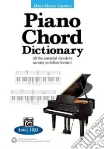 Piano Chord Dictionary libro in lingua di Alfred Publishing (COR)
