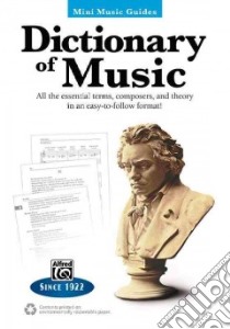Dictionary of Music libro in lingua di Harnsberger Lindsey C.
