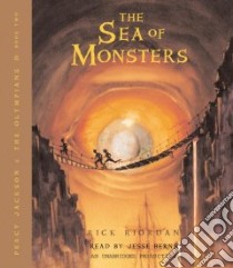 The Sea of Monsters (CD Audiobook) libro in lingua di Riordan Rick, Berns Jesse (NRT)