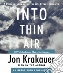 Into Thin Air (CD Audiobook) libro in lingua di Krakauer Jon, Krakauer Jon (NRT)