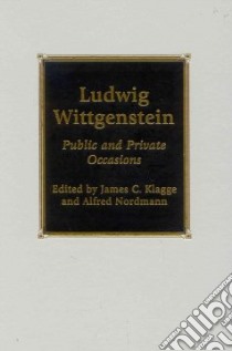 Ludwig Wittgenstein libro in lingua di Klagge James Carl, Nordmann Alfred, Wittgenstein Ludwig