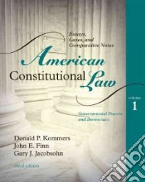 American Constitutional Law libro in lingua di Kommers Donald P., Finn John E., Jacobsohn Gary Jeffrey