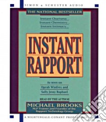 Instant Rapport (CD Audiobook) libro in lingua di Brooks Michael