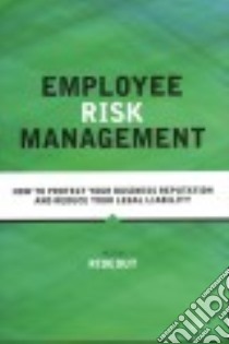 Employee Risk Management libro in lingua di Rideout Helen