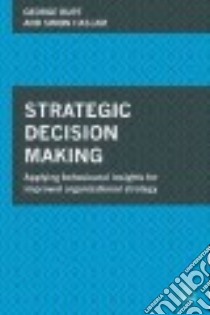 Strategic Decision Making libro in lingua di Haslam Simon, Shenoy Ben