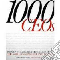 1000 CEOs libro in lingua di Davidson Andrew (EDT), Bolmeijer Marjan (EDT), Goldsmith Marshall (INT)