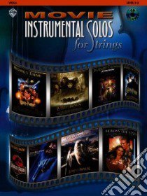 Movie Instrumental Solos for Strings libro in lingua di Not Available (NA)