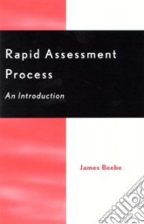 Rapid Assessment Process libro in lingua di Beebe James
